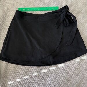 Velvet Halara Black Wrap Skort